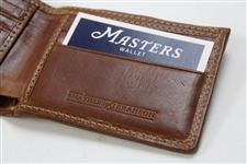 2024 Masters Tournament Logo Masters Badge Hand-Stitched Needlepoint Wallet in Original Box