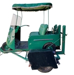 c1950's Early Autoette 'The Spirit of St. Andrews' Green Golf Cart with Trailer