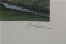 Davis Love III Signed AP 'The 4th Hole' 1992 MCI Heritage Classic - Framed JSA ALOA