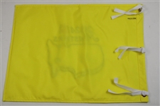 Scottie Scheffler Signed 2024 Masters Tournament Embroidered Flag JSA ALOA