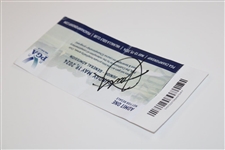 Xander Schauffele Signed 2024 PGA Championship Final Rd Sunday Ticket JSA ALOA