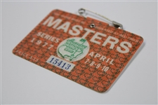 1977 Masters Tournament SERIES Badge #15413 - Tom Watson Win