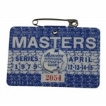1979 Masters Tournament SERIES Badge #2054 - Fuzzy Zoeller Win