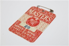 1981 Masters Tournament SERIES Badge #29 - Low Number - Tom Watson Win