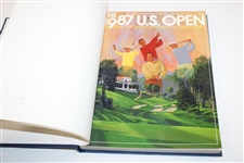 Scott Simpson Signed 1987 US Open at The Olympic Club Hard Bound Program JSA ALOA
