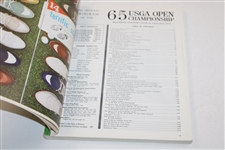 Gary Player Signed 1965 US Open at Bellerive CC Program JSA ALOA