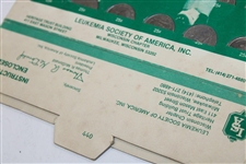 Classic 'Help Us Defeat Leukemia' Quarter Donation Board