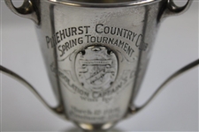 1906 Pinehurst Country Club Spring Tournament Captain’s Cup Sterling Trophy