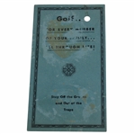 1946 US Open Championship Saturday Final Rd Ticket #FFAA3950 - Lloyd Mangrum Winner