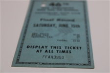 1946 US Open Championship Saturday Final Rd Ticket #FFAA3950 - Lloyd Mangrum Winner