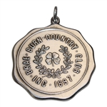 1910 Holiday Cup at Brae Burn Country Club Sterling Silver Medal 
