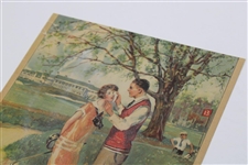 1927 Oakland Hills Country Club 'Newsboys New Year Greeting' Calendar 