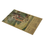 1927 Oakland Hills Country Club 'Newsboys New Year Greeting' Calendar 