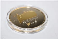2021 Masters Tournament Ltd Ed Founders Circle Commemorative Coin #283/350 in Box w/Card