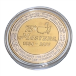 2011 Masters Tournament Lted Ed 75th Anniversary Comm. Coin #236/350 in Box w/Card