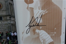 Tiger Woods Signed 2005 British Open at St Andrews Photo Collage - Framed UDA