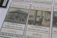 1999 US Open at Pinehurst Complete Ticket Set - Payne Stewart Win