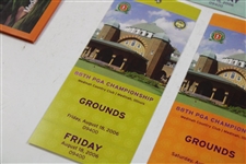 2006 PGA Championship at Medinah Ticket Set - Tiger Woods Win
