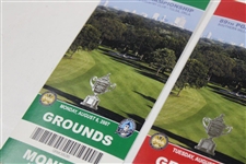 2007 PGA Championship at Southern Hills Ticket Set - Tiger Woods Win
