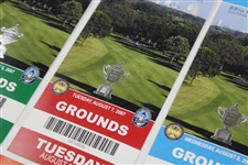 2007 PGA Championship at Southern Hills Ticket Set - Tiger Woods Win