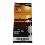 2008 US Open At Torrey Pines Playoff Monday Ticket - Tiger Woods Win