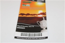 2008 US Open At Torrey Pines Playoff Monday Ticket - Tiger Woods Win