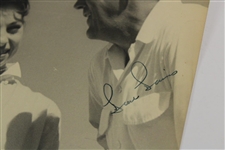 Marlene Bauer Signed B&W Photo w/Marlene/Allie/Louis Suggs Signed Photo JSA ALOA