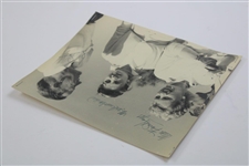 Marlene Bauer Signed B&W Photo w/Marlene/Allie/Louis Suggs Signed Photo JSA ALOA