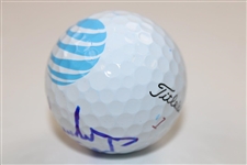 Jordan Spieth Signed Titleist Pro V1x AT&T Logo Golf Ball JSA ALOA