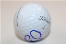 Jordan Spieth Signed Titleist Pro V1x AT&T Logo Golf Ball JSA ALOA