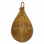 Babe Zaharias Personal MacGregor Leather Boxing Punching Bag Babes Bag
