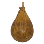 Babe Zaharias' Personal MacGregor Leather Boxing Punching Bag 'Babe's Bag'