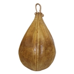 Babe Zaharias' Personal MacGregor Leather Boxing Punching Bag 'Babe's Bag'