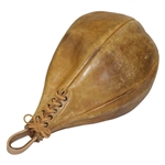 Babe Zaharias' Personal MacGregor Leather Boxing Punching Bag 'Babe's Bag'