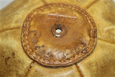 Babe Zaharias' Personal MacGregor Leather Boxing Punching Bag 'Babe's Bag'
