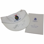 Bob Hope & Gerald Ford Signed World Series Of Golf Visor w/1986 Awards Winner Program JSA ALOA