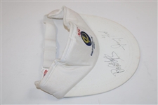 Bob Hope & Gerald Ford Signed World Series Of Golf Visor w/1986 Awards Winner Program JSA ALOA
