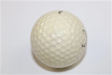 Jack Nicklaus Signed Signature Logo Golf Ball JSA ALOA
