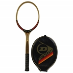 John McEnroe Signed Tennis Racket Cover with Racket JSA ALOA