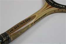 John McEnroe Signed Tennis Racket Cover with Racket JSA ALOA