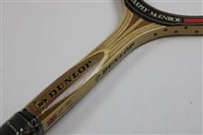 John McEnroe Signed Tennis Racket Cover with Racket JSA ALOA