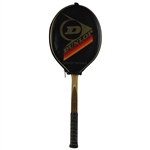 John McEnroe Signed Tennis Racket Cover with Racket JSA ALOA