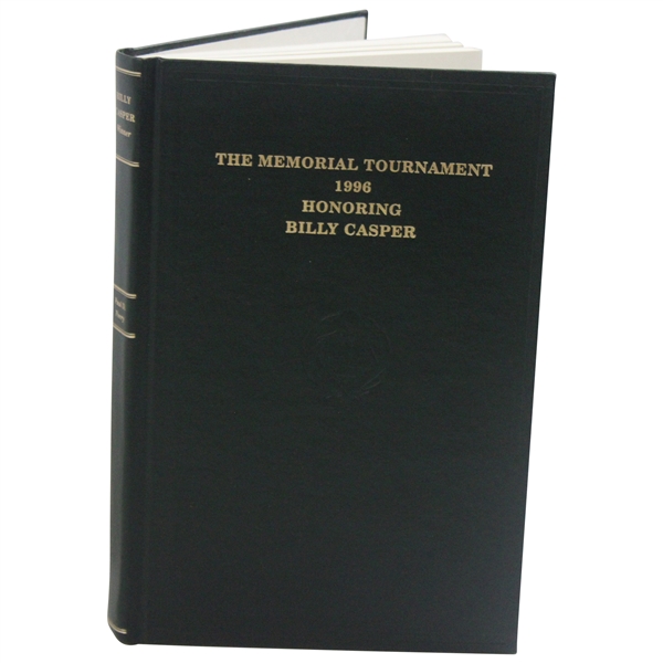 1996 Memorial Tournament Ltd Ed Book Honoring Billy Casper #108/200