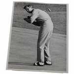 1967 Gay Brewer UPI Original 18th Green Masters Wire Photo 