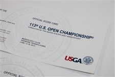 2012 & 2013 Official US Open Scorecards - The Olympic Club & Merion Golf Club