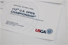2012 & 2013 Official US Open Scorecards - The Olympic Club & Merion Golf Club