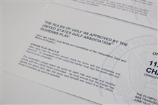 2012 & 2013 Official US Open Scorecards - The Olympic Club & Merion Golf Club
