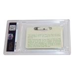 1978 Masters Tournament SERIES Badge #3117 - PSA GEM MT 10