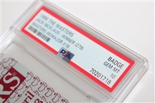 1986 Masters Tournament SERIES Badge #X15932 - PSA GEM MT 10