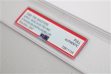 Nicklaus & Others Signed 1986 Masters Tournament Tuesday Ticket PSA AUTHENTIC